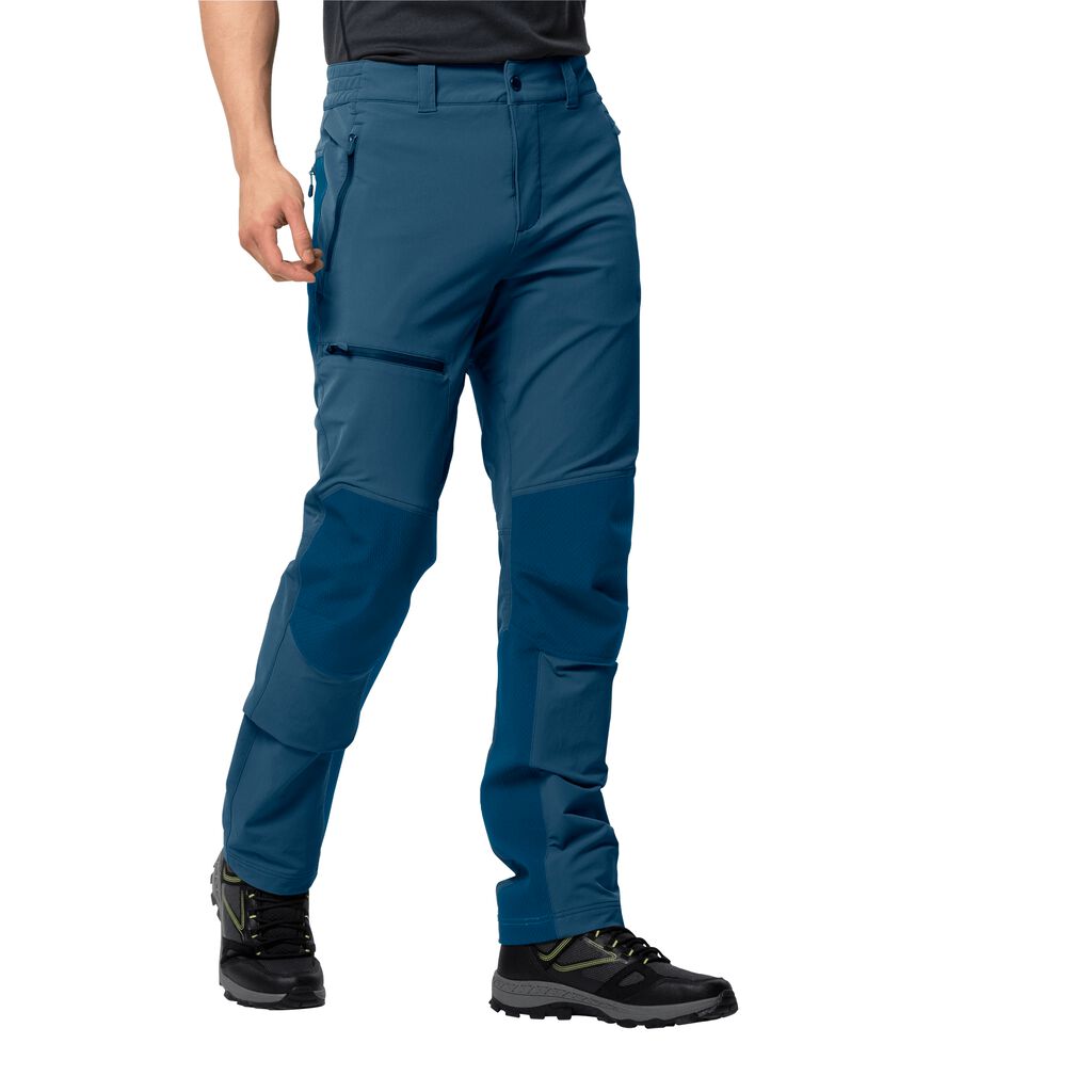 Jack Wolfskin ROCK TREK Pantalons Homme Bleu Foncé - CJZTLFK-98